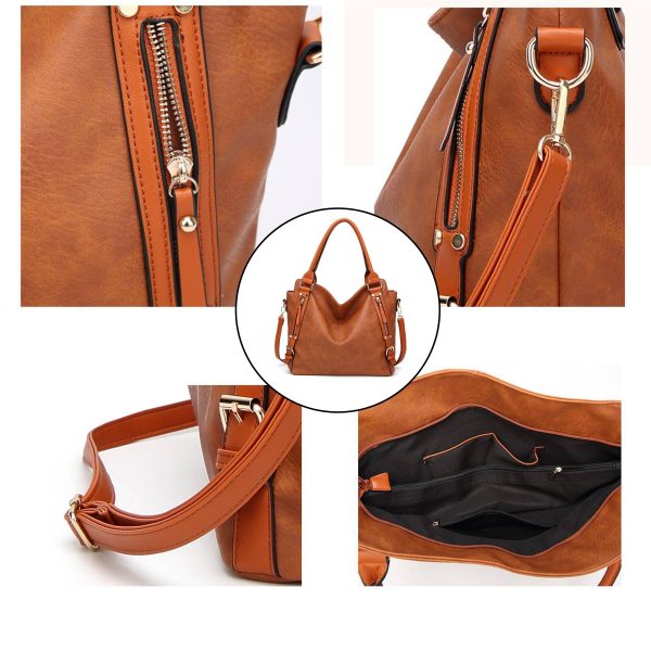 PU Shoulder Tote Bag for Women