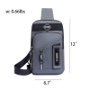 Mens Fashionable Nylon Crossbody Sling Bag