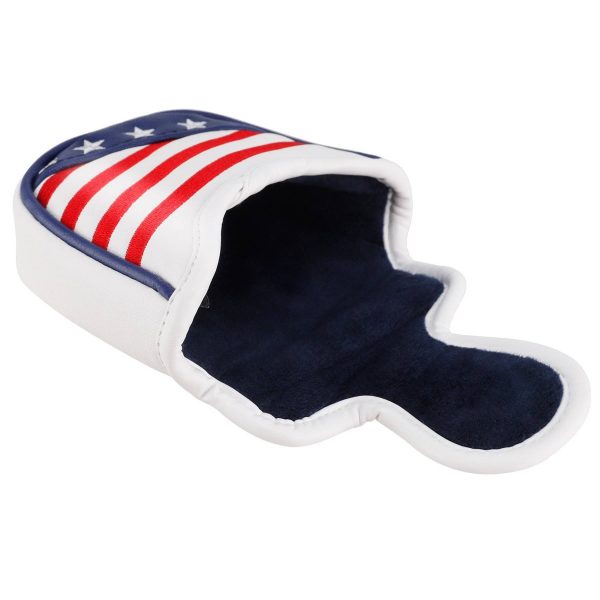 PU Leather America Mallet Golf Putter Cover Headcover