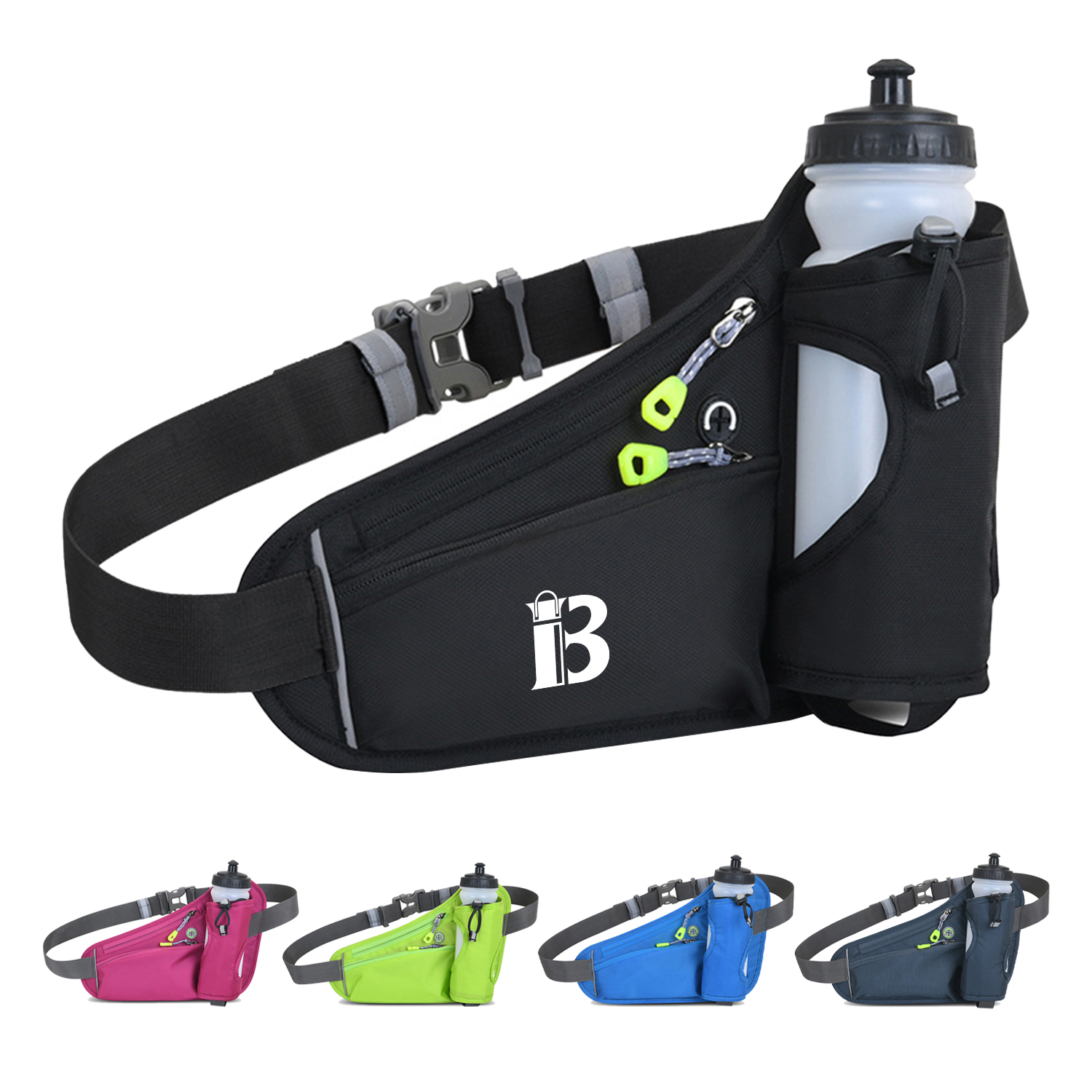 Running Belt Hydration Waist Pack With Water Bottle Holder