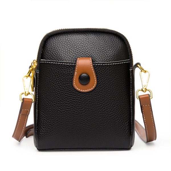 Genuine Leather Small Crossbody Cell Phone for Women Purses