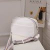 Solid color PU crossbody women's shoulder small square bag