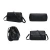 Black Genuine leather Cross-body bag for women