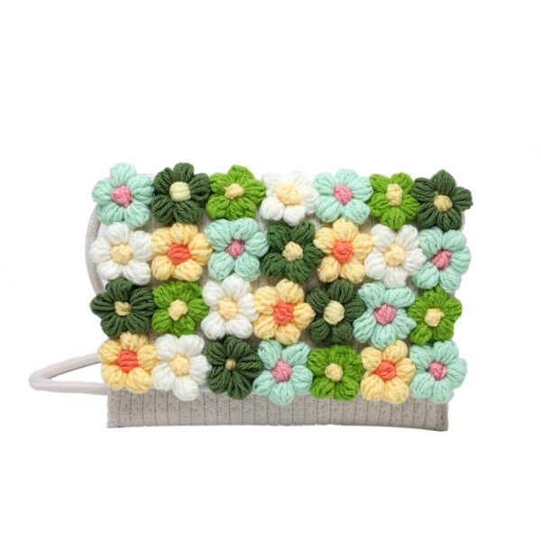 Daisy Handwoven Crossbody Handbag