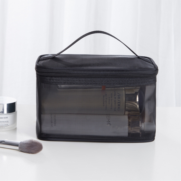 Mesh Cosmetic Bag with Zipper