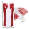 Foldable Liquor Beverages Wine Bottle Drink Pouches