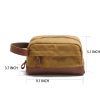 Canvas Travel Water-resistant Toilet Bag