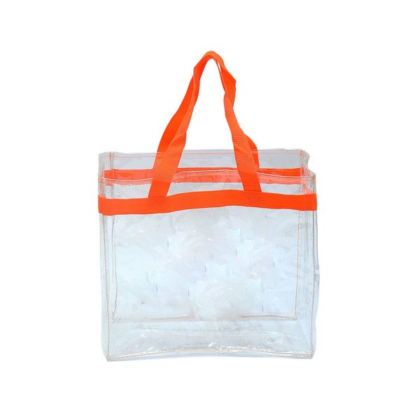 Large PVC Clear Tote Bag for shopping