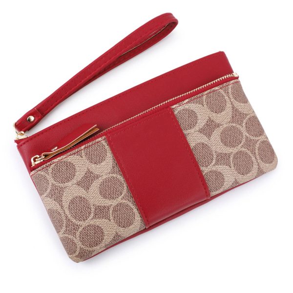 PU Exquisite Retro Zip Wallet