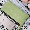 Thin zippered wallet Clutch