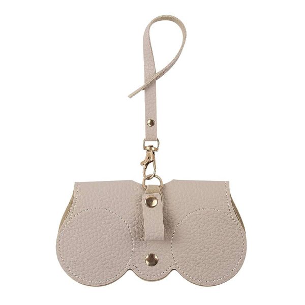 Soft Fake Leather Sunglasses Bag