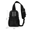 Crossbody Sling Backpack Travel Shoulder Bag