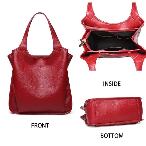 Genuine Leather stylish shoulder tote bag
