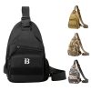Tactical Crossbody Chest Bag With USB Charging Port