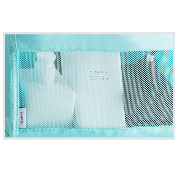 Mesh Cosmetic Zippered Makeup Bag