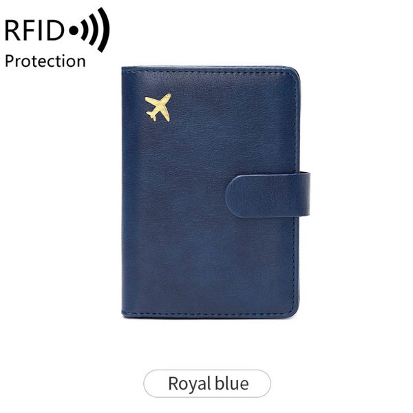 PU Leather RFID Passport/Card Wallet With Arita holder