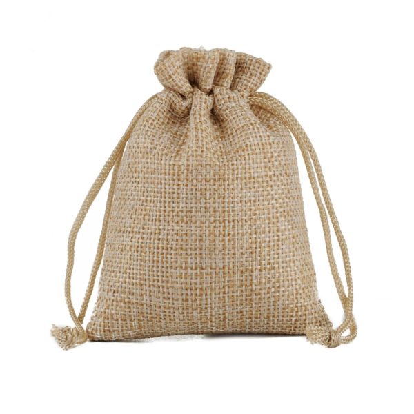 Burlap Drawstring Gift Bag