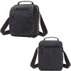 Canvas cross-body bag for man
