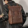 PU Leather Crossbody Backpack Shoulder Bag