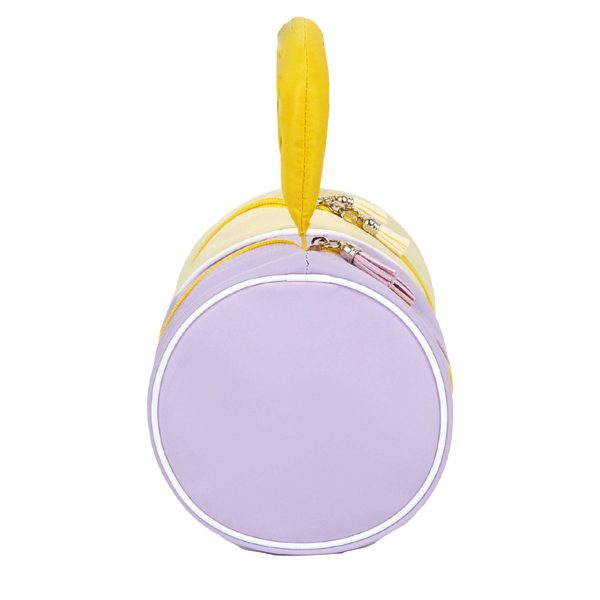 Nylon cylinder hand makeup bag