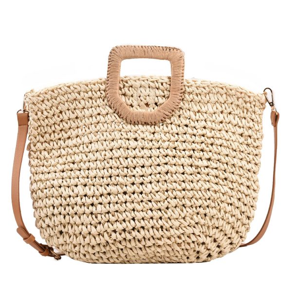 Jute Sleek minimalist woven cross-body bag