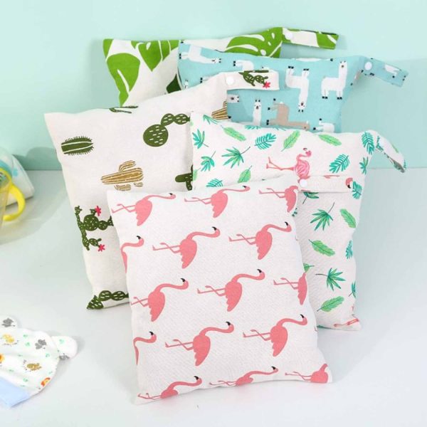 Baby diaper out storage bag