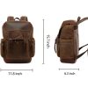 Large Vintage Canvas Backpack for Men