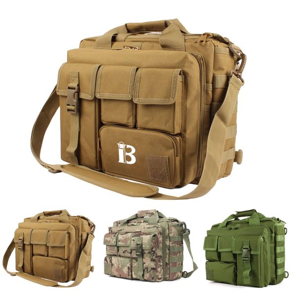 Multifunction Men's Laptop Messenger Bag Tactical Briefcase