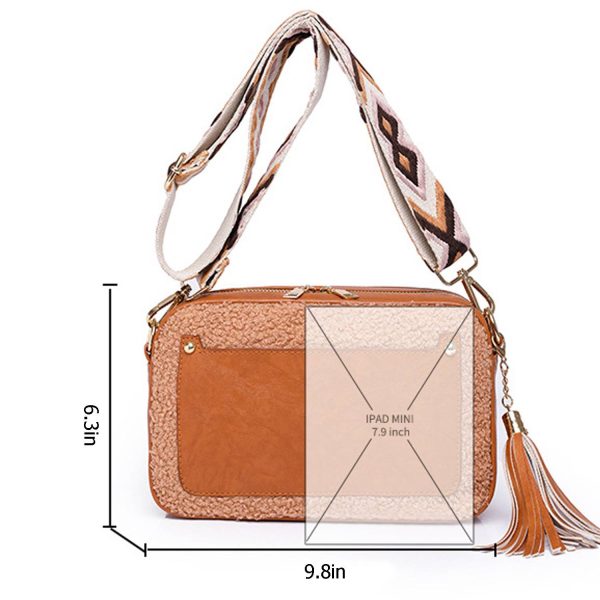 One-shouldered crossbody bag for women