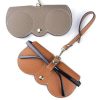 Soft Fake Leather Sunglasses Bag