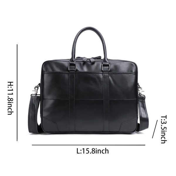Men's Leather Messenger Bag