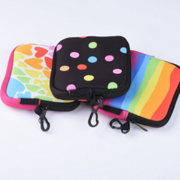 Wetsuit Fabric Fashion Print Convenient Eyewear Bag