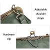 PU Leather Matte British Vintage Messenger Tote Bag