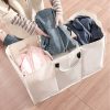 3-Section Foldable Laundry Bag