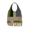Polyester Multi-colored Knitted Tote Bag