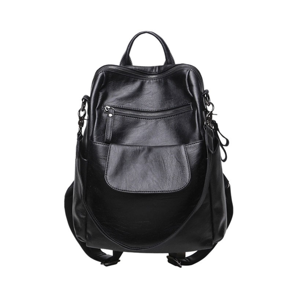 Large Fashion PU Leather Backpack Purse