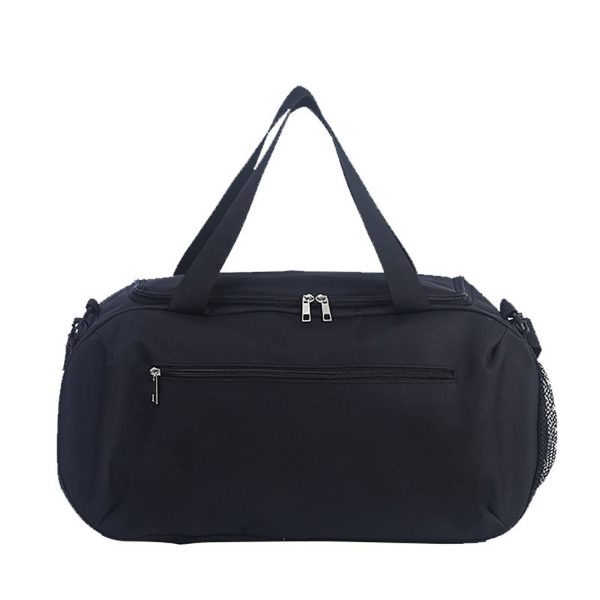 Solid color travel sports and fitness bag