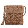Jute Stylish vintage tassel woven shoulder bag