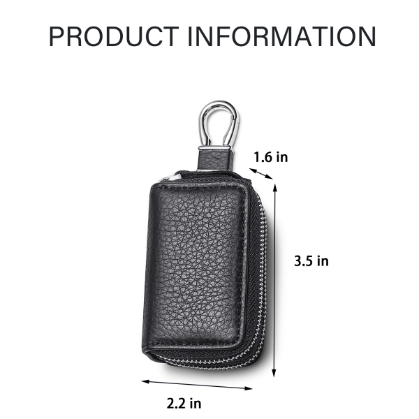 Genuine Leather Car Key Chain Keychain Holder
