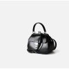PU Leather Clasp Closure Crossbody Bag