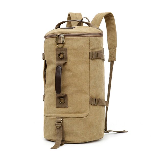 Retro canvas backpack
