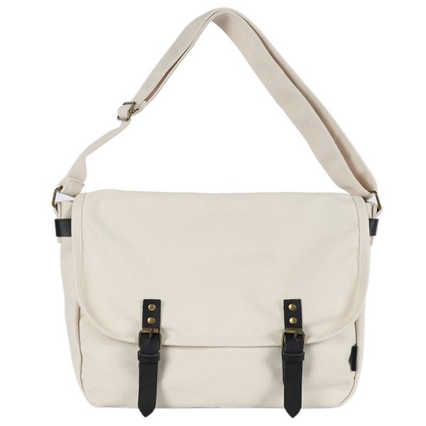 Canvas Large capacity vintage postman shoulder bag