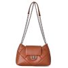 PU Shoulder Cross-body Bag for Women with Chain Strap