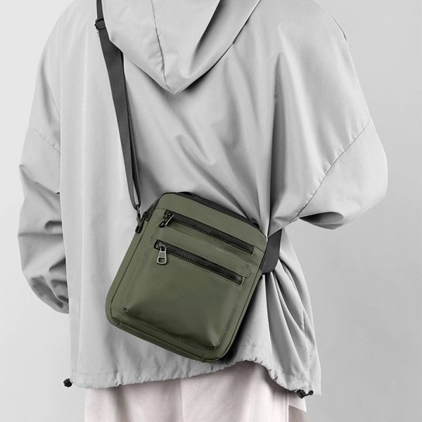 Men'S Waterproof Oxford Cloth Cross-Body Bag