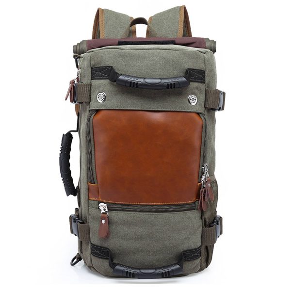 Canvas Duffel bag with Shoe Compartment