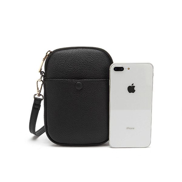 PU Leather Casual Crossbody Shoulder Phone Bag