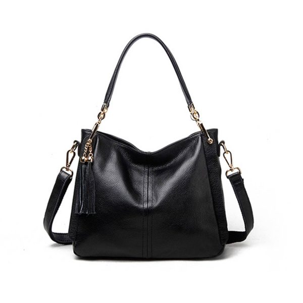 PU Leather Tassels Women Cross-body Handbags multicolour