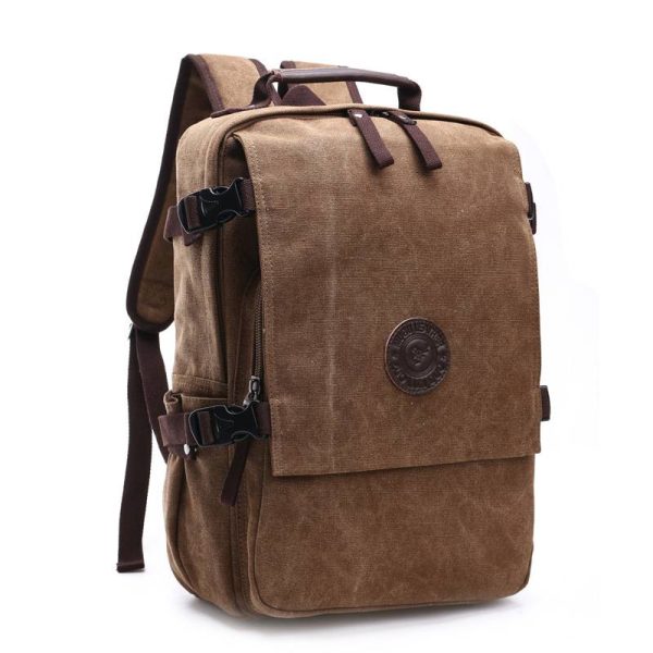 Vintage Canvas Backpack for Men Women