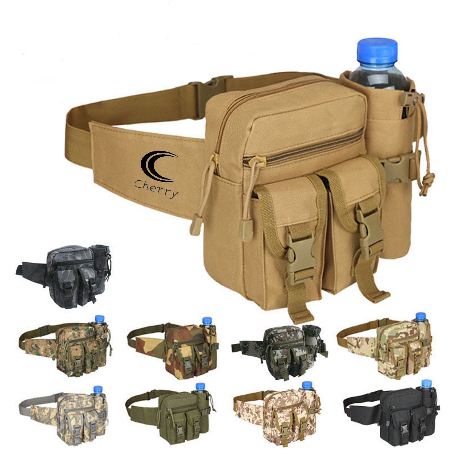 Water Bottle Tactical Waist Pack