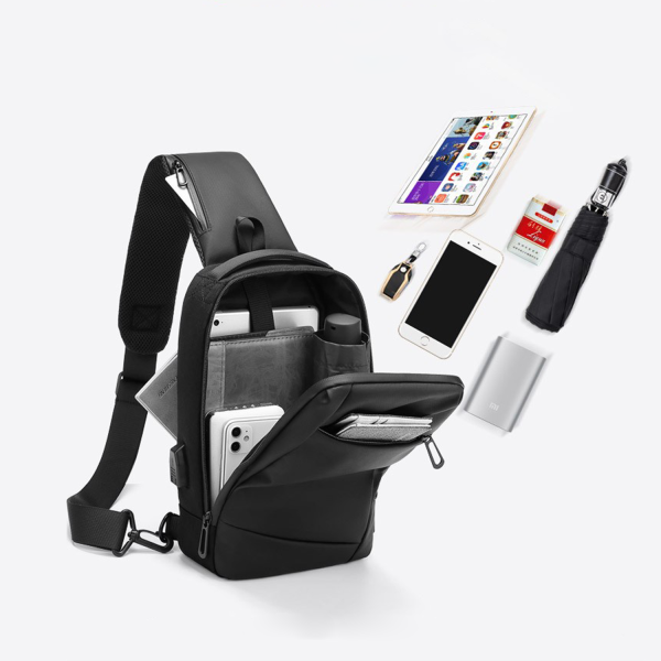 Large Capacity Oxford Spun Waterproof Crossbody Bag
